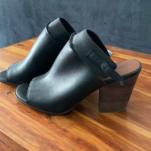 Lucky Brand Peep Toe Bootie with Ankle Strap - 8.5